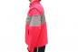 Preview: Fleecejacke Windbreaker Fleece Jacke abnehmbare Ärmel Hochwertig Rot-Grau Neu